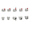 AZDENT Dental Metal Brackets Mini Roth Slot .022 3Hooks 20pcs/Pack - azdentall.com