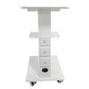 AZDENT Dental Mobile Cart Metal Built-in Socket Three Layers