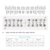 AZDENT Dental Metal Brackets Mini Edgewise Slot .022 Hooks on 345 20pcs/Pack - azdentall.com