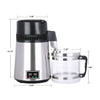 Water Distiller Stainless Steel Glass Bucket Double Screen Button with Adjustable Temperature 4L - azdentall.com