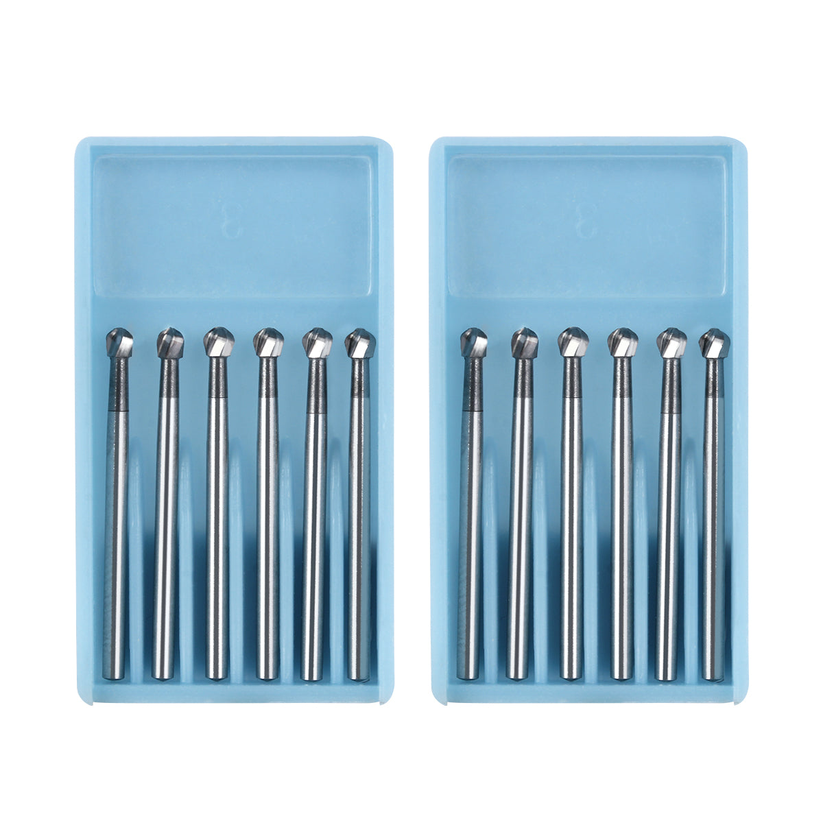 Dental FG #8 SL Surgical Length Round 25mm Carbide Burs 6pcs/Box-azdentall.com