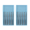 Dental FG #4 SL Surgical Length Round 25mm Carbide Burs 6pcs/Box-azdentall.com