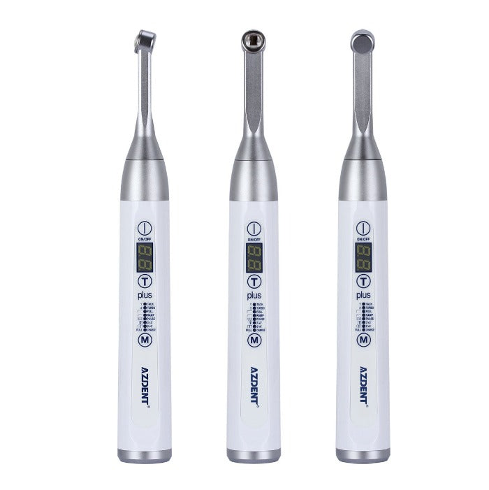 AZDENT Curing Light Wireless LED 1 Second Broad Spectrum 385-515nm 7 Modes 2500mW/cm² White -azdentall.com