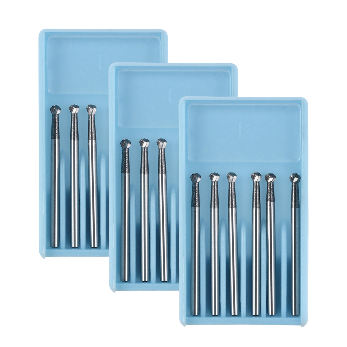 Dental FG #6 SL Surgical Length Round 25mm Carbide Burs 6pcs/Box-azdentall.com