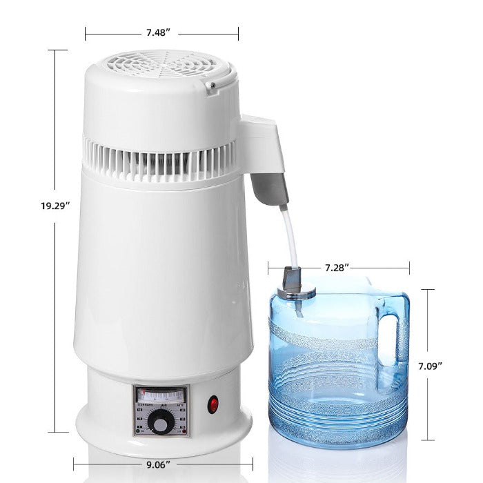 Water Distiller Stainless Steel Plastic Bucket with Temperature Contro