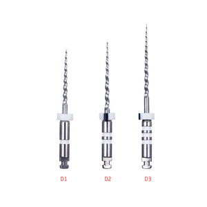 Dental Retreatment Rotary Engine Root Canal NiTi File D1-D3 6pcs/Box-azdentall.com