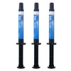 3 Kits Dental Temporary Flow Light Cure Filling Composite Material Resin 2.5g Blue - azdentall.com