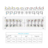 AZDENT Dental Metal Brackets Mini MBT Slot .018 Hooks on 345 20pcs/Pack - azdentall.com