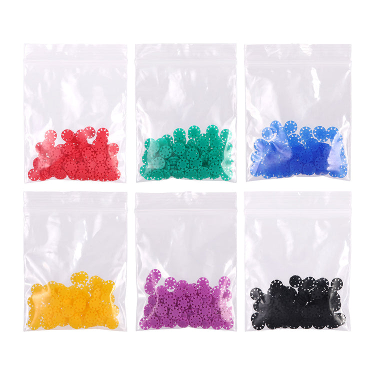 Dental Root Canal File Disinfection Marking Circle Ring Counting Stopper 100pcs/Bag 6 Colors-azdentall.com