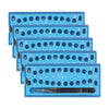 5 Boxes Dental Metal Self-Ligating Brackets Passive Roth. 022 Hooks On 345 With Buccal Tube 24pcs/Box - azdentall.com