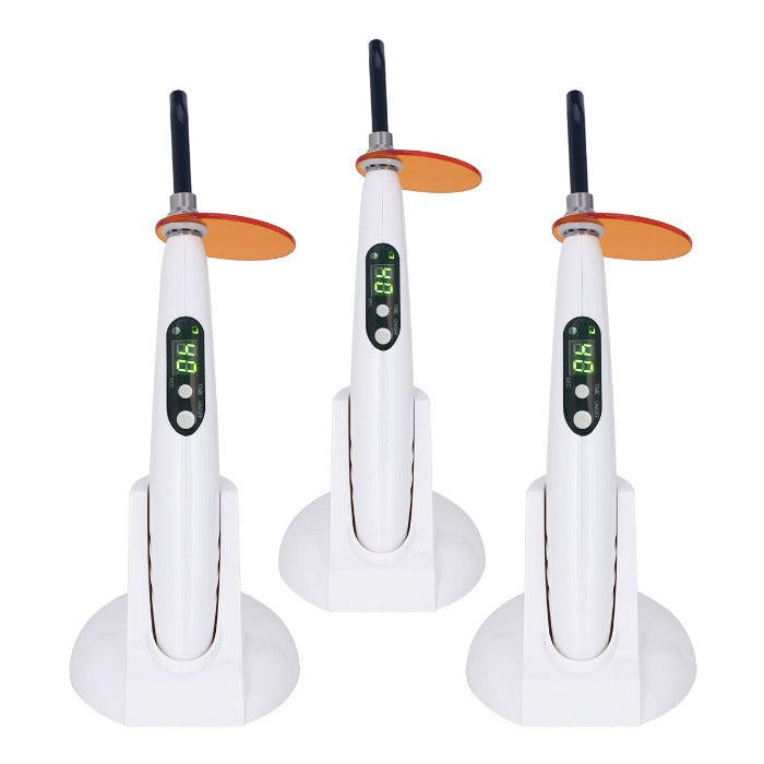 3pcs Dental LED Curing Light Lamp Wireless 1500mW/cm² Simple Mode Convenient Operation - azdentall.com