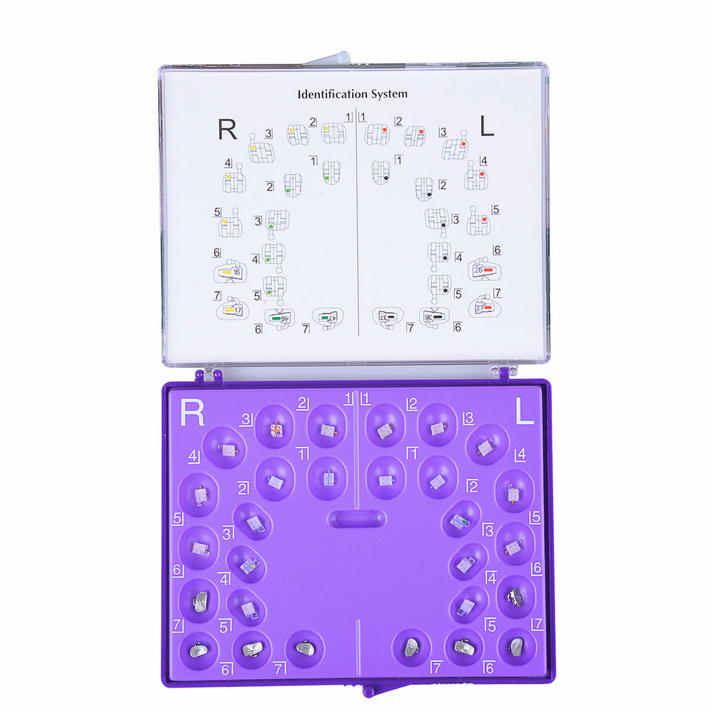 AZDENT Dental Orthodontic Ceramic Bracket Positioning Monocrystalline Sapphire and Buccal Tube Mini Roth .022 345Hooks 28pcs/box - azdentall.com