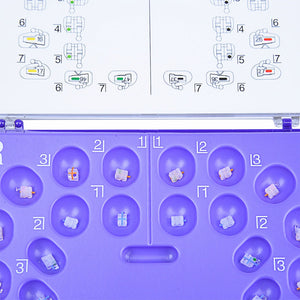 AZDENT Dental Orthodontic Ceramic Bracket Positioning Monocrystalline Sapphire and Buccal Tube Mini MBT 0.022 Hooks 345 28pcs/Box - azdentall.com