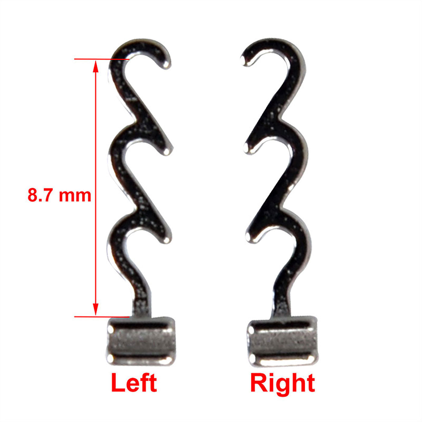 AZDENT Crimpable Hooks Long Right/Left Tube Multi-function 10pcs/Bag - azdentall.com
