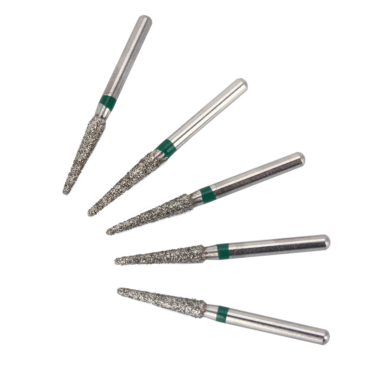 AZDENT Diamond Bur FG TR-13C Taper Round End Cone 5pcs/Pack-azdentall.com