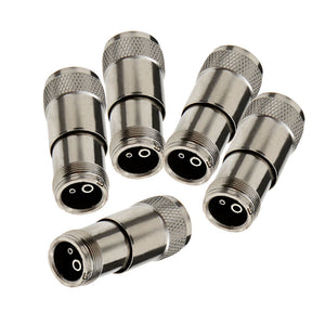 5pcs Dental High Speed Handpiece Adapter Converter Stainless Steel 2 Holes to 4 Holes - azdentall.com