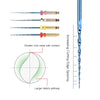 AZDENT Dental NITI Rotary Engine Files S Cross Section Heat Activated 25mm 4pcs/pk-azdentall.com