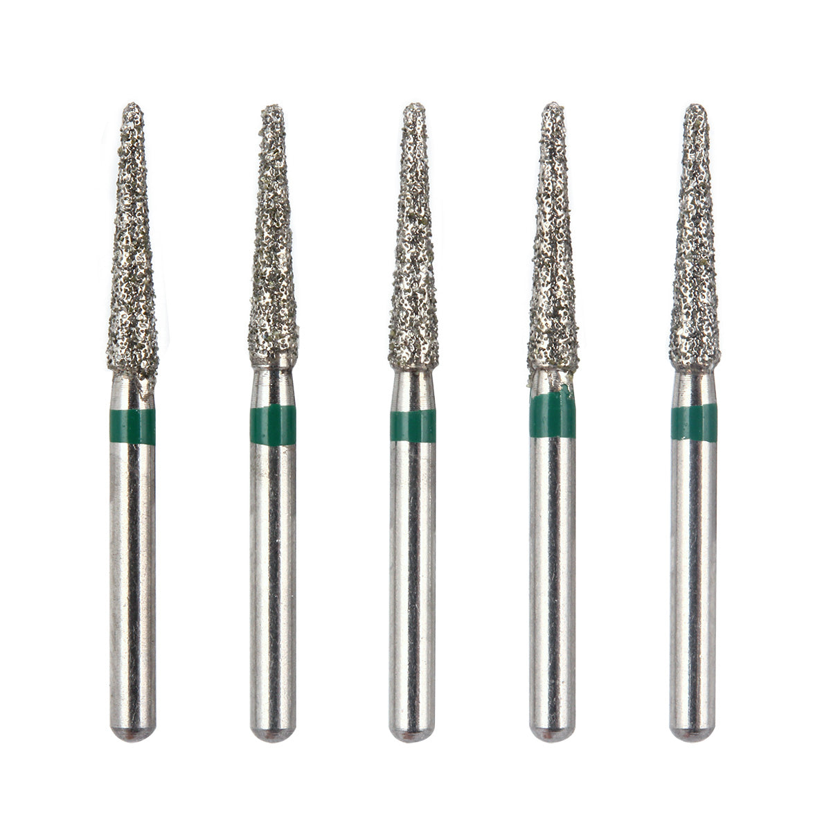 AZDENT Diamond Bur FG TR-13C Taper Round End Cone 5pcs/Pack-azdentall.com