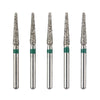 AZDENT Diamond Bur FG TR-13C Taper Round End Cone 5pcs/Pack-azdentall.com