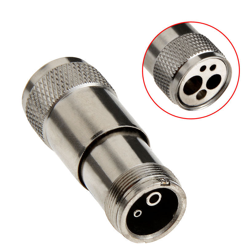 Dental High Speed Handpiece Adapter Converter Stainless Steel 2 Holes to 4 Holes - azdentall.com