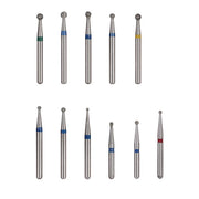AZDENT Diamond Bur FG BR Series Full Size Round 5pcs/Pack-azdentall.com
