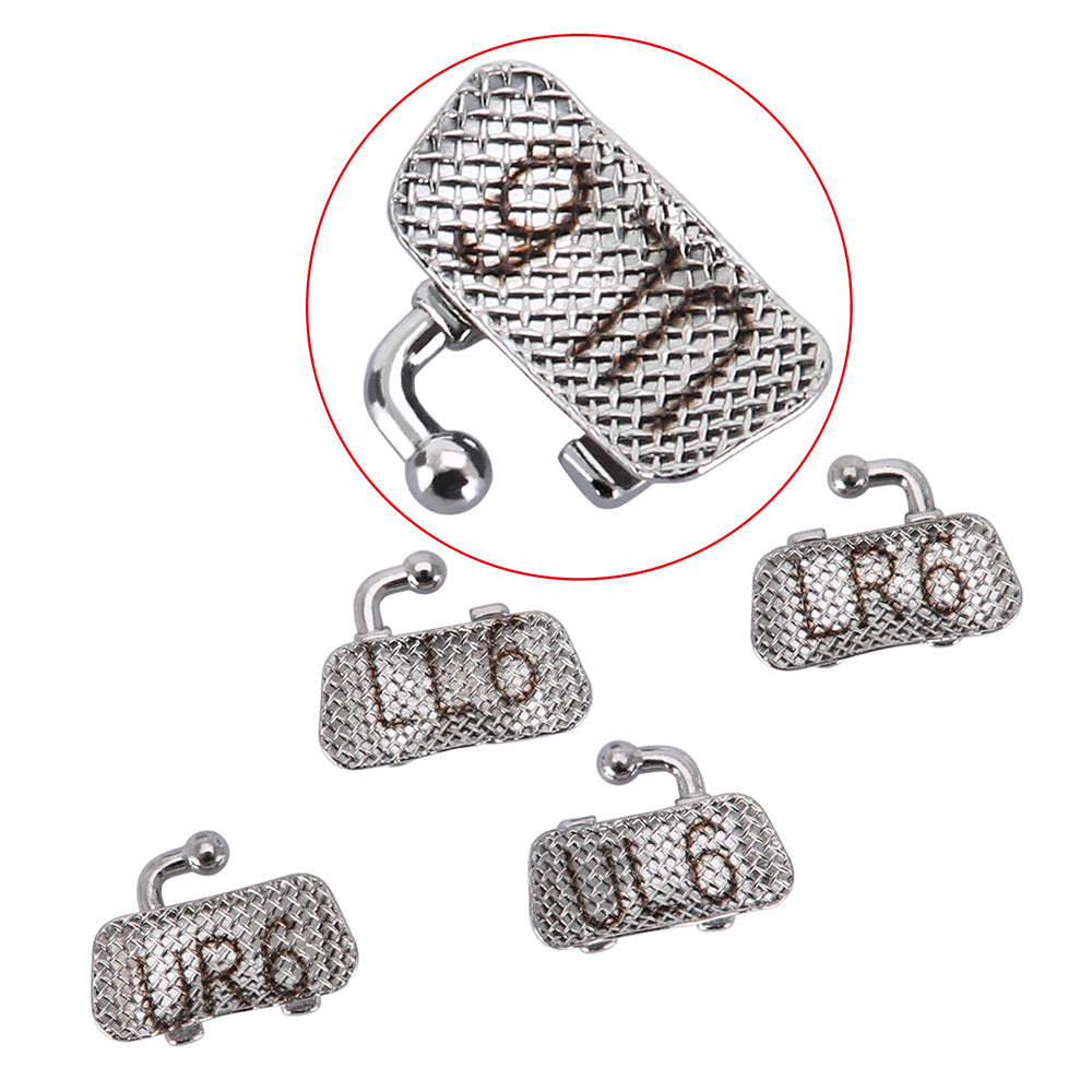 AZDENT Buccal Tube 1st Molar Bondable Split Non-Convertible Roth 0.022 - Foto 5