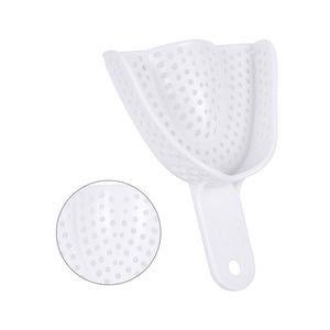Dental Impression Trays Perforated Plastic Autoclave 5 Sizes Upper And Lower 2pcs/Pack