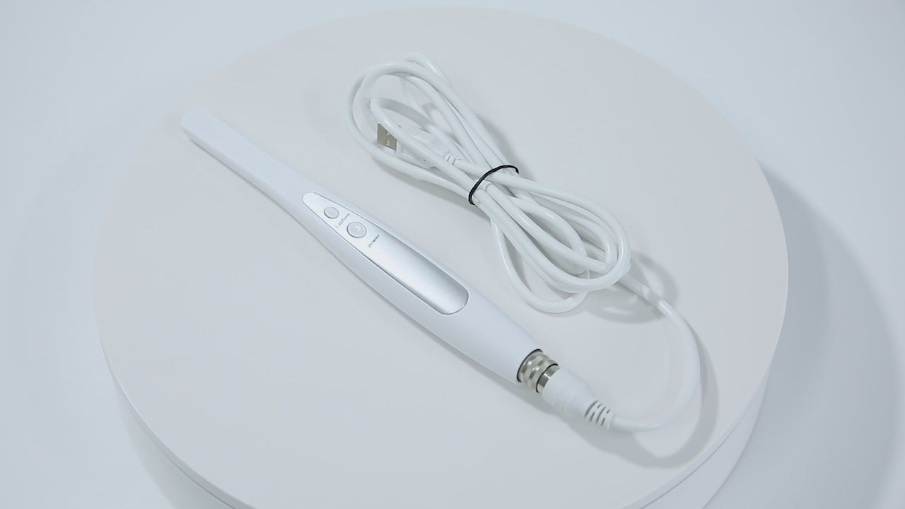 Load video: Dental USB Intraoal Camera 6 LED Lamp HD Camera Free Software U Disk Maximum 4.0Mega Pixels Auto-focus
