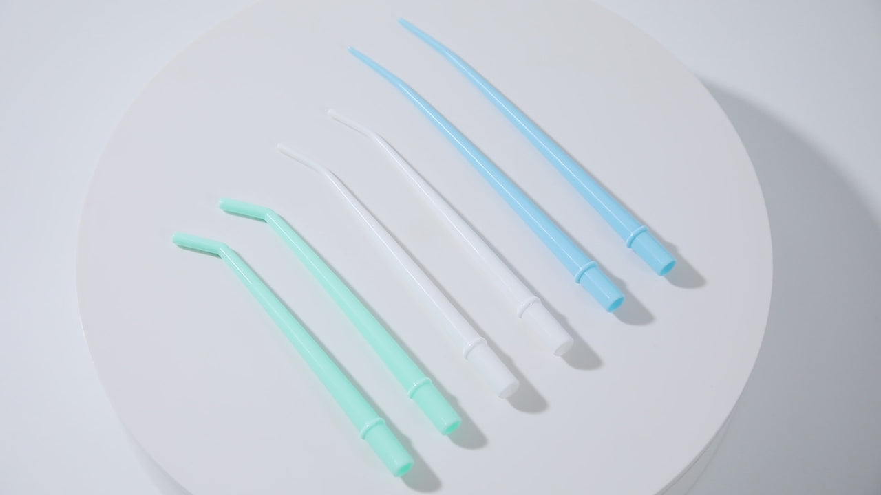 Load video: Dental Surgical Aspirator Disposable Suction Tips 3 Diameters 25pcs/Bag - azdentall.com