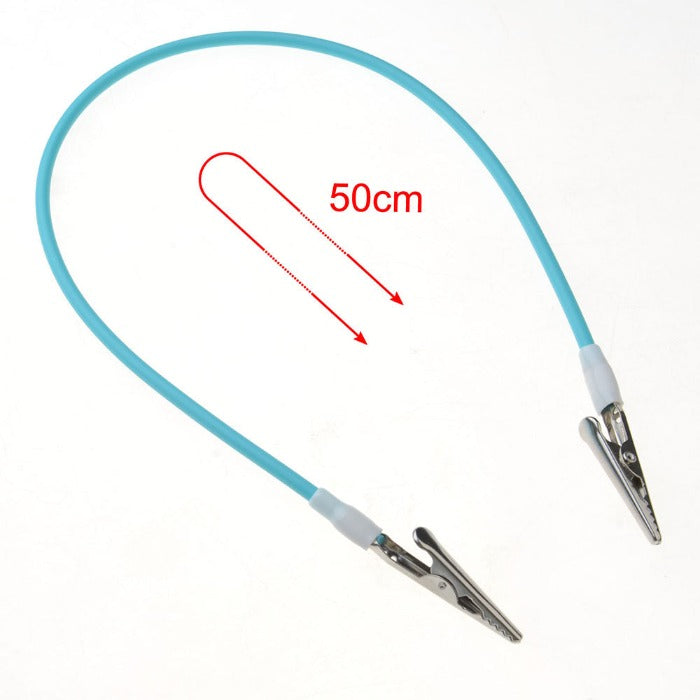 5-15Pcs Dental Silicone Bib Clips Cord Flexible Tubes Napkin Holder Color  50cm