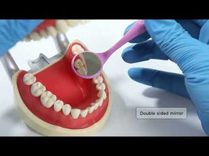 Dental Mouth Mirror Surface Exam Reflectors With Handle Anti-fog, 10Pcs/Box - AZDENT